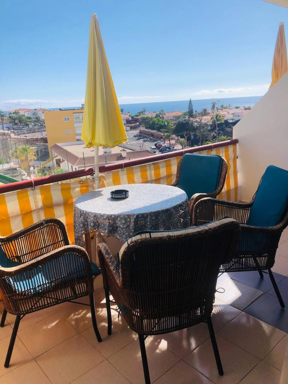 First Line Beach Apartment With Ocean View La Arena Puerto de Santiago  Kültér fotó