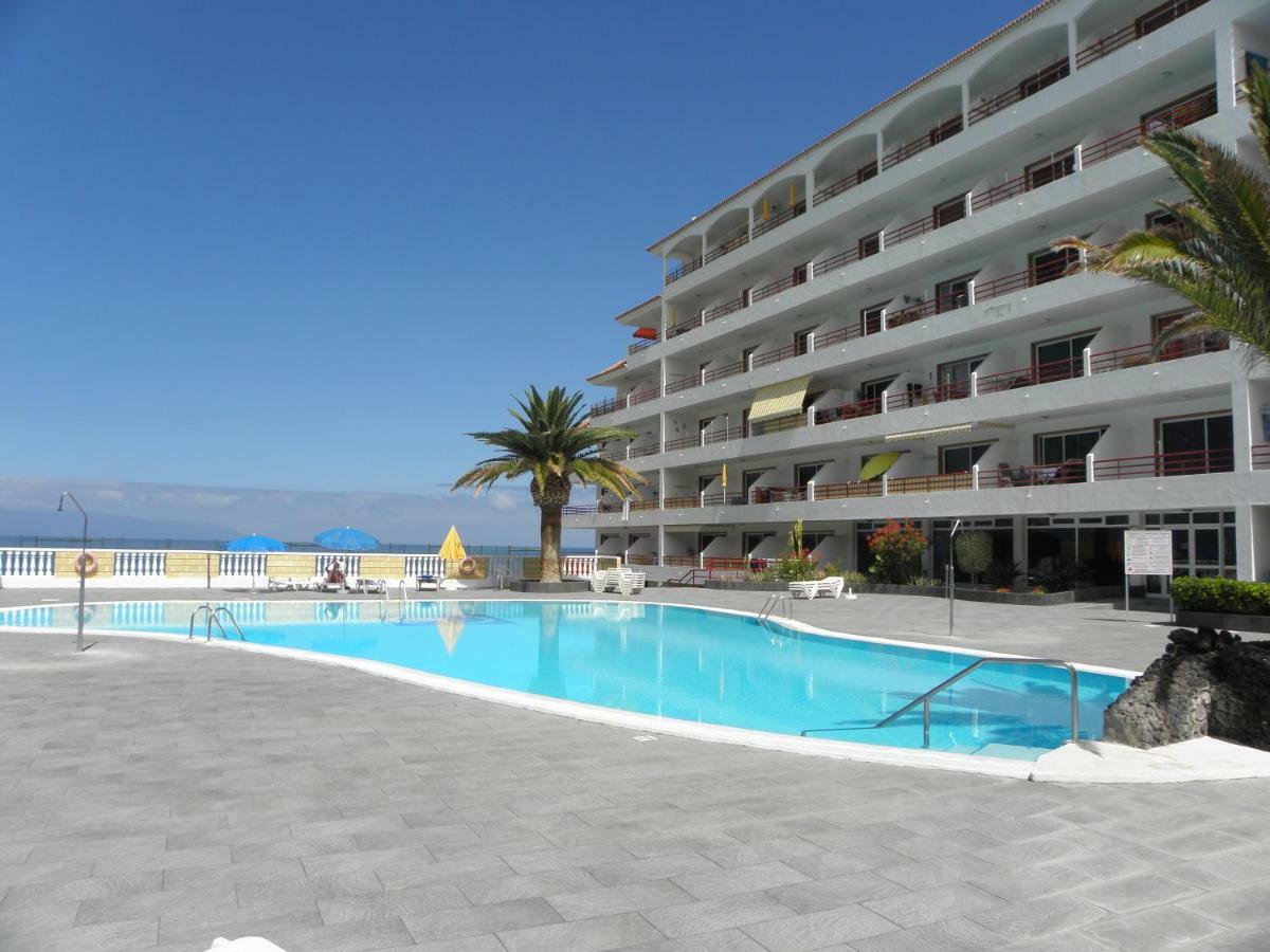 First Line Beach Apartment With Ocean View La Arena Puerto de Santiago  Kültér fotó