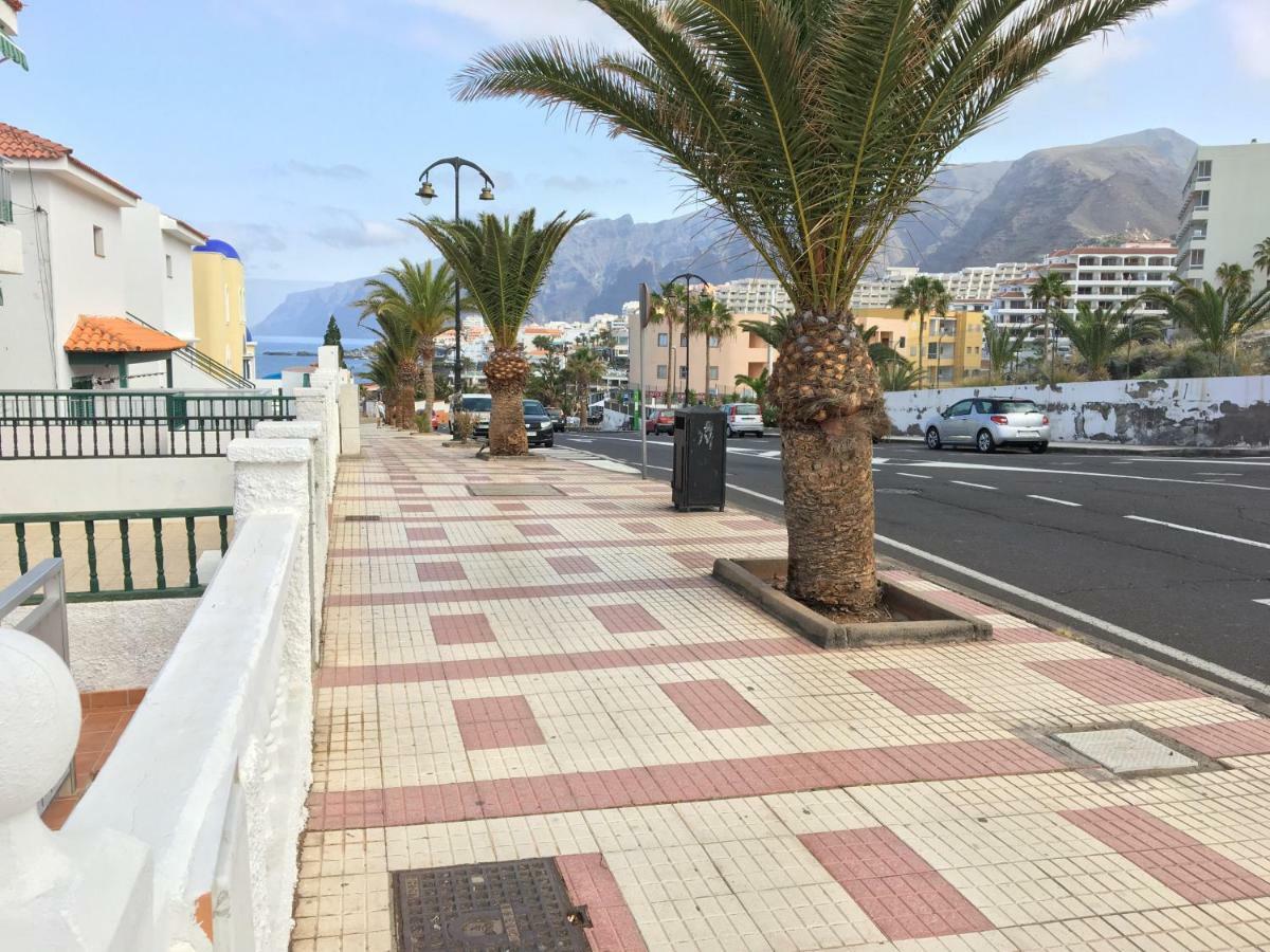 First Line Beach Apartment With Ocean View La Arena Puerto de Santiago  Kültér fotó